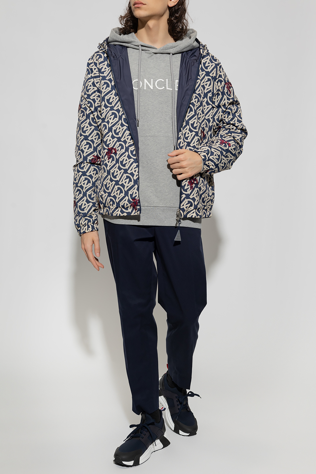 hoodie Sweat with logo Moncler - SchaferandweinerShops GB